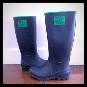 Ralph Lauren Polo Navy Rain Boots